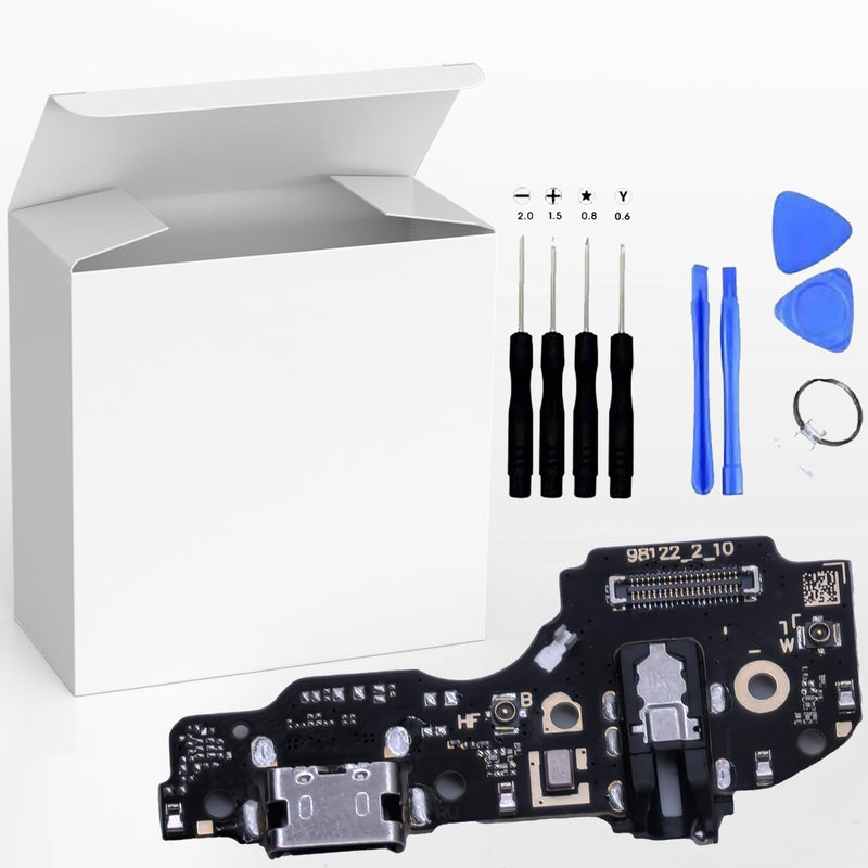for T Phone REVVL6/REVVL 6X/REVVL 6 PRO USB Charging Port Dock Connector/Charger Board Flex Cable/Microphone Replacement Part for T Phone REVVL6/REVVL 6X/REVVL 6 PRO with Repair Tool
