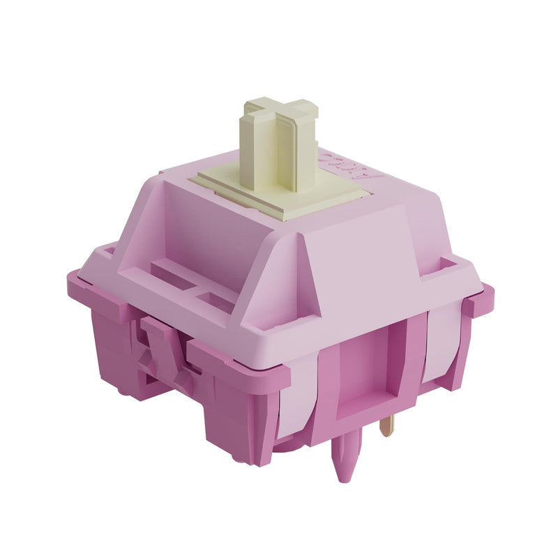 Akko V3 Creamy Purple Pro Keyboard Switch for Mechanical Gaming Keyboard, 5-Pin 30gf tactile Switches (45pcs) Creamy Purple V3 Pro