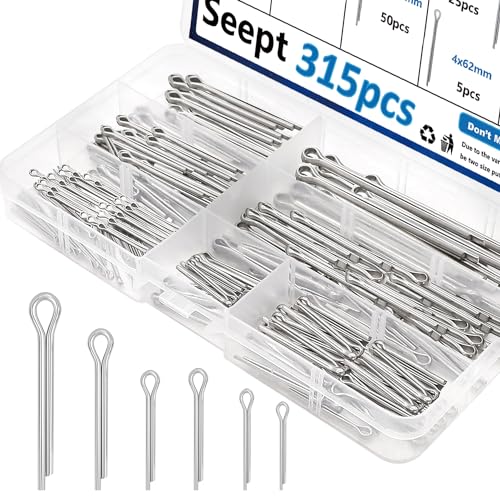 Zinc Plated Cotter Pins Assortment kit