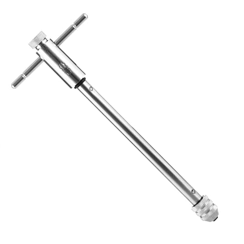 Tap Ratchet, Tap Holder, Adjustable Tap Wrench, Extra Long Style for Metric Taps M5-M12