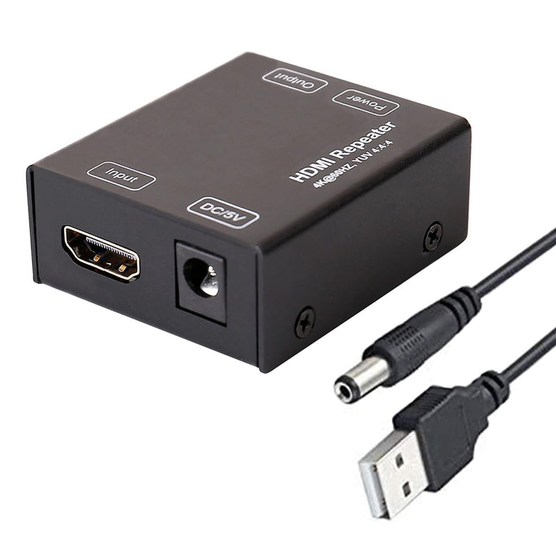 DTECH HDMI Signal Amplifier Booster Repeater 4K 60Hz YUV 444 18Gbps 1080P HDCP 2.2 CEC 3D 4K2K Extender Boost up to 164 Feet Compatible with VR TV Box Blu-ray Player HDTV Monitor Projector