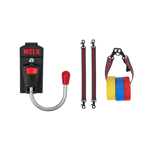 MELOTOUGH Tool Holster Cordless Drill Holster/Hook Single Tool Belt Hook,Tape Thong Electrical Tape Holder with Trigger Snap Hook Electrical Tape Strap for Tool Belt, Tool Bag, Tool Backpack