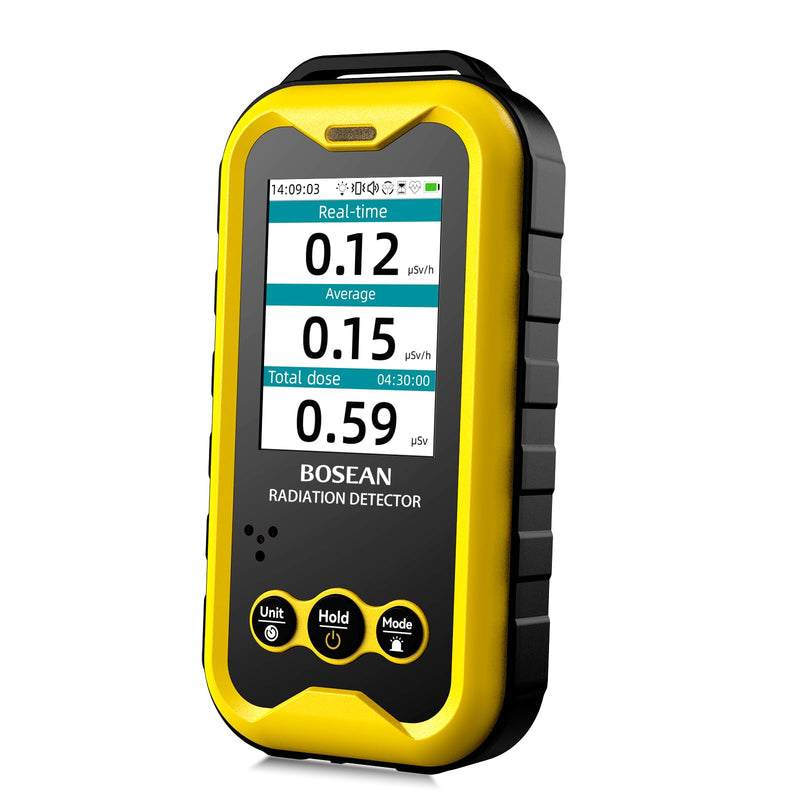 Geiger Counter Radioactivity FS5000 Radiation Detector Nuclear Radiation Meter with PC Software Beta Gamma X-Ray Rechargeable Radiation Meter Radioactive Monitor Tester