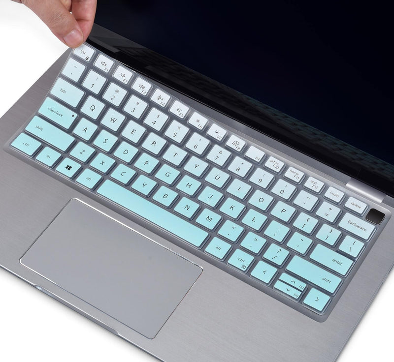 Keyboard Cover for Dell Latitude 3440 5440 5430 5431 5420 14", Dell Latitude 14" 7440 7430 7420 7410, Dell Latitude 14" 9420 9430, Dell Latitude 9520 9510 7520 15.6" 2023 2022 Keyboard Skin,Ombre Mint Ombre Mint