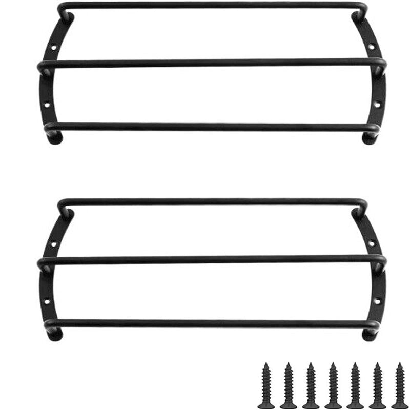 10 Inches Speaker Metal Grill Grille Cover, Black Subwoofer Speaker Grille Cover Protective Cover, for Car Bar Home Stereo Loudspeaker Protector (10" 3 Bars) - Pack of 2 10 Inch