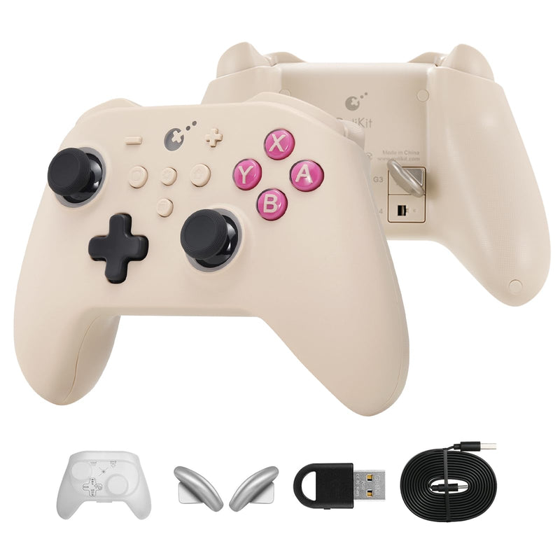 GuliKit KK3 PRO Controller Kingkong 3 Pro Switch Controller (No Drift) for Switch/PC/Android/MacOS/IOS with Hall Joysticks and Triggers, Maglev/Rotor/HD Vibration (GB RETRO) GB