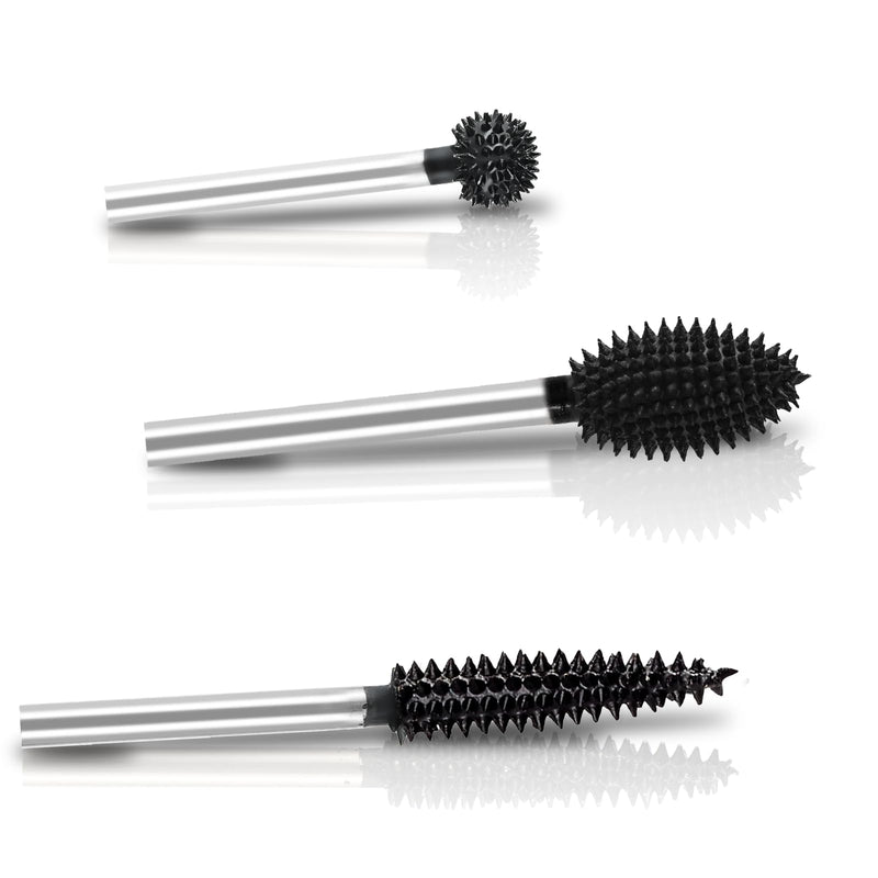 CAELUM Carbide Rotary Burr Kit, 3-Piece Wood Carving Burr Set, 1/8" Shaft Very Coarse Burrs for Fast Material Removal, Sphere Flame Taper Bits for Dremel, DeWalt Rotary Tools, Wood Rubber Plastic 3PcsFlame, Sphere, Taper