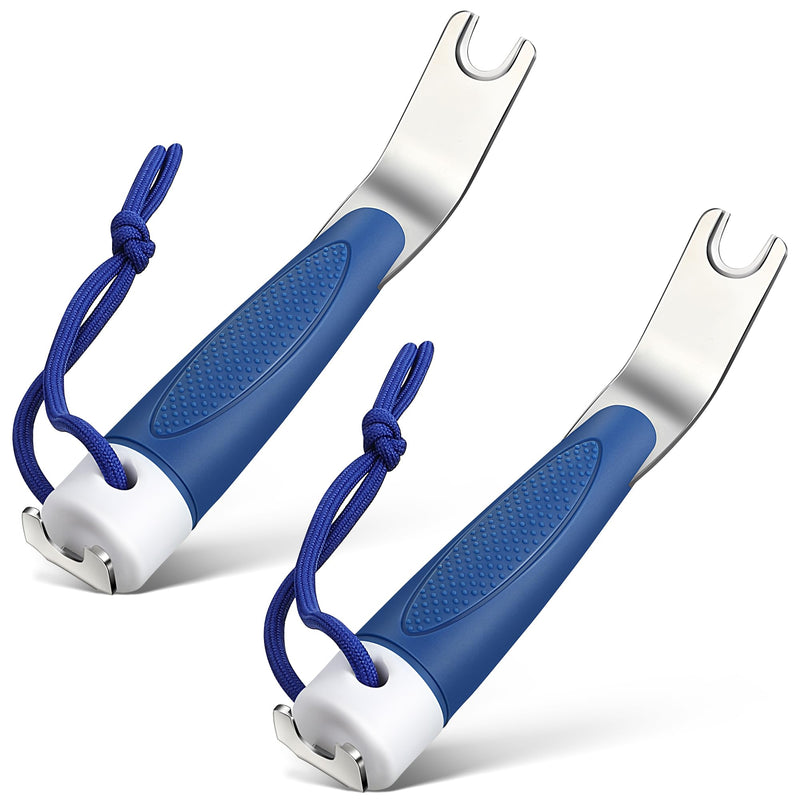 Enhon Snap Tool for Boat Canvas Snaps, Practical and Durability Boat Cover Snap Release Tool Save Canvas from Ripping, Design for Boaters and Anglers Blue 2