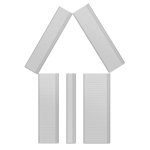 Toicann18 Gauge Galvanized Brad Nails 2",1-1/2",1-1/4",1",5/8"，5000-Pack 5000