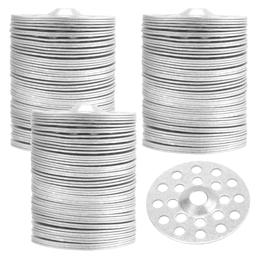 600 PCS 1 Inch Metal Plaster Washers, Flat Washers for Drywall Ceiling Wall Repair