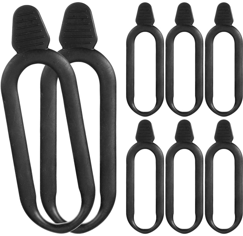 8 Pcs Rubber Snubbers Straps for ATV Gun & Bow Rack Gun Holders Snubbers for ATV Replacement Straps Bow Tool Snubbers Straps for Bow Tool Replace