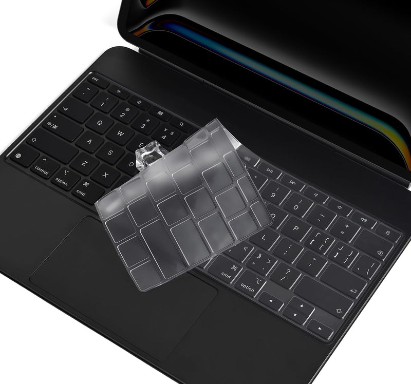CaseBuy Premium Ultra Thin Keyboard Cover for Apple 13 inch iPad Pro M4(2024) with Magic Keyboard, 13" iPad Pro Protector Skin Accessories, US Keyboard Layout iPad Pro 13" M4(2024)