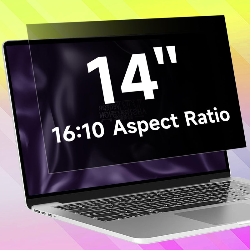 14 Inch 1920x1200 (16:10) Aspect Ratio Laptop Privacy Screen Filter, Anti Blue Light Glare & Anti Scratch Computer Privacy Shield, Not for 14" with 1920x1080P Laptops 14 Inch (Diagonal) - 16:10 Aspect Ratio
