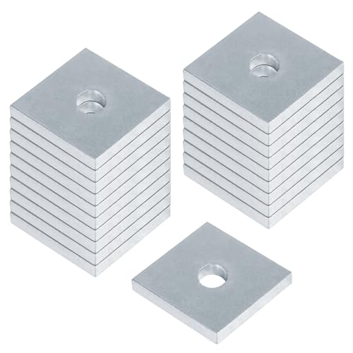 20 Pack Square Strut Washer Plate for 1/4" Bolt Fits 1-5/8" Strut Channel
