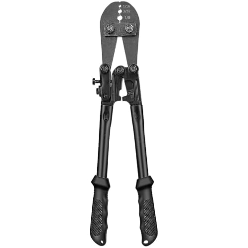 TooTaci Wire Rope Crimping Tool, 14 inch Wire Rope Swaging Tool 14IN Crimper