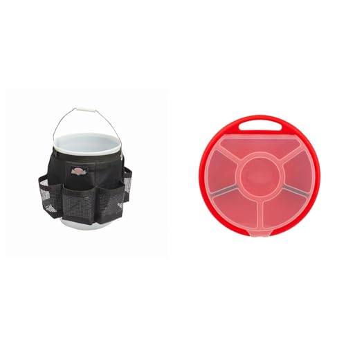 Bucket Boss 5 Gallon Bucket Car Wash Organizer with Seat Small Parts Storage for Bucket