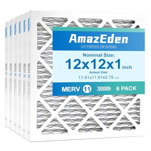 12x12x1 Air Filter 6 Pack MERV 11 Dust Defense 12 x 12 x 1 6-PACK