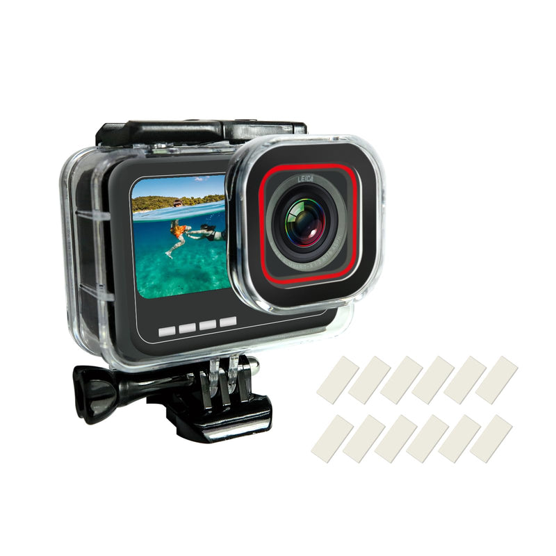 SHOOT Waterproof Housing Case for Insta 360 Ace Pro Diving Protective Underwater Shell with Quick Release Bracket & Thumbscrew Accessories