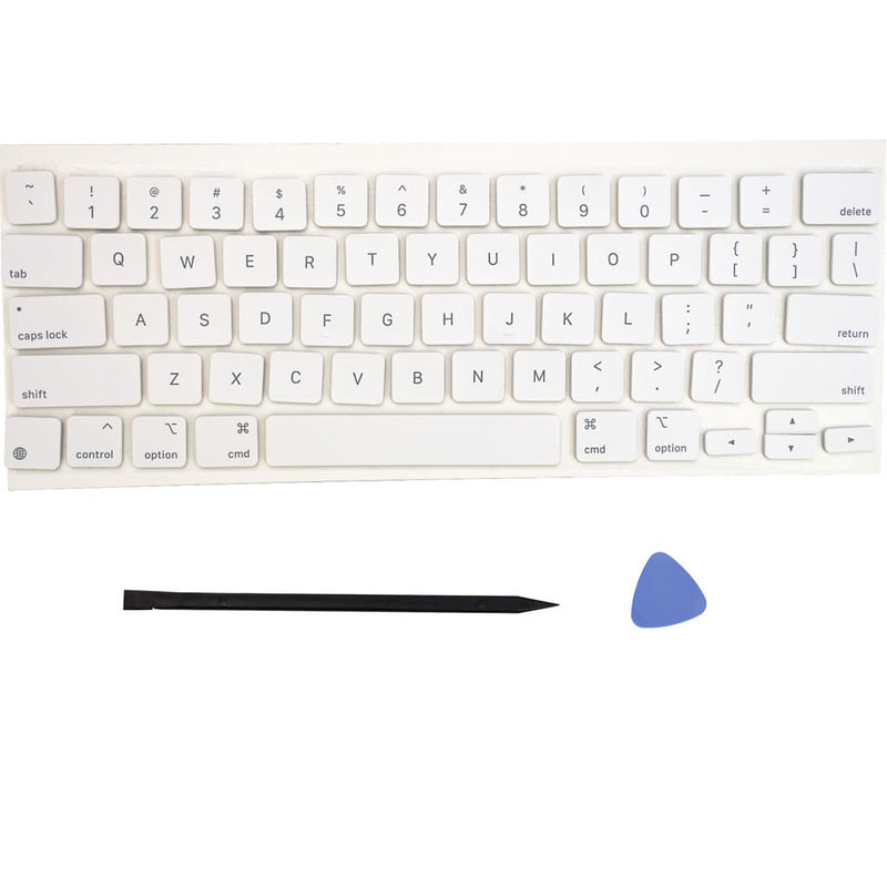 Replacement US Keyboard Full Set of Keycap Keys and Tool Applicable for ipad Pro/Air 11/13“ Magic keyboard (MKB-3) MKB-3