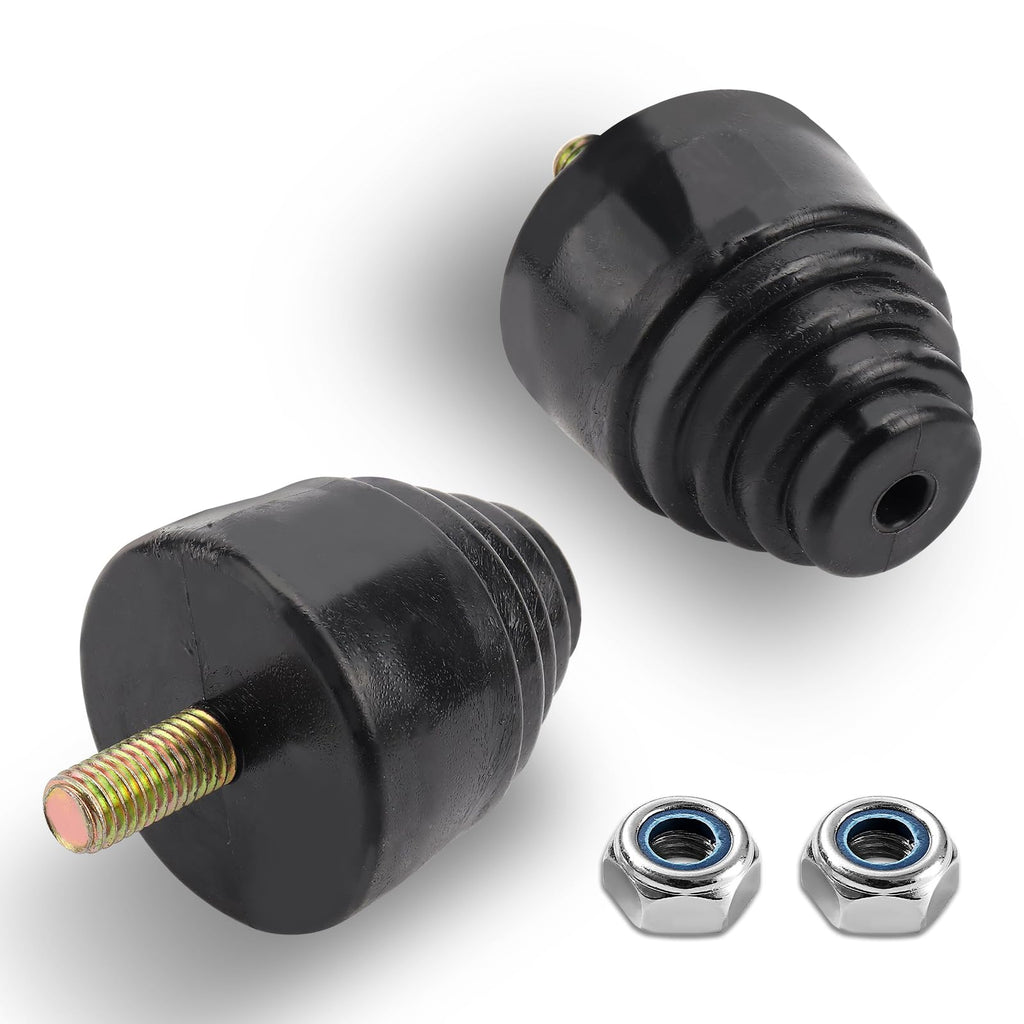 2-Pack Suspension Bump Stop 9.9101G Black All Purpose Bump Stop - Ideal for Cars, Trucks, and Off-Road Vehicles