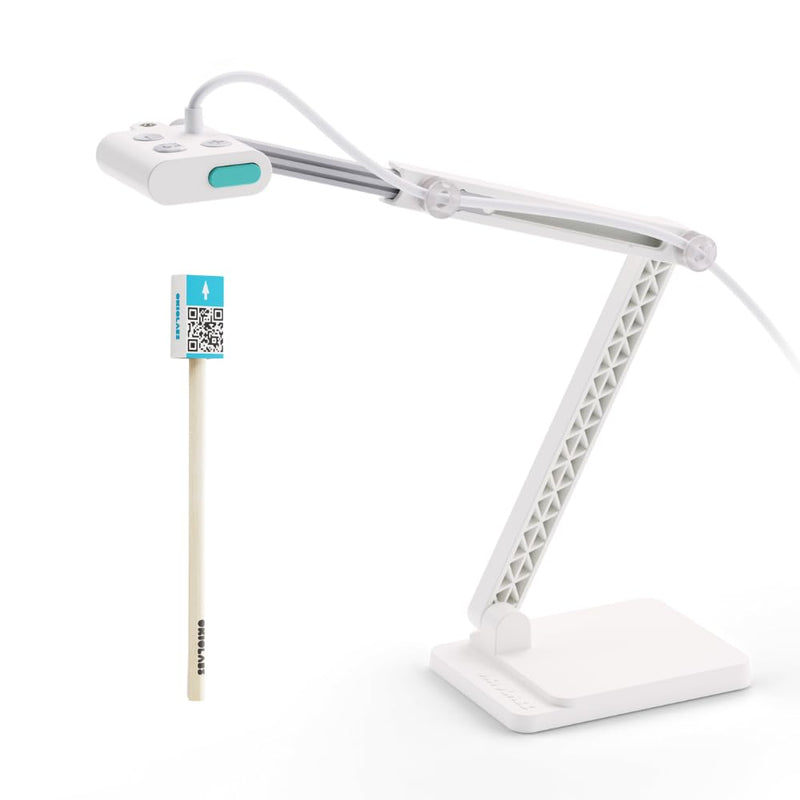 OKIOCAM S2-4K Ultra HD 8MP USB Document Camera for Teachers & Classrooms with OKIOPoint AI-Tracking, Capture Near-Ledger Size, Great in Low Light, Support Mac, USB-C iPad, Interactive Display