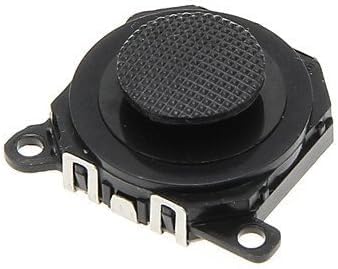 Black Replacement Parts Analog 3D Button Thumbstick Stick Joystick Rocker with Cap for PSP 1000 1001，Accessories，PSP Accessory Kits