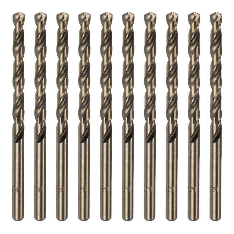 QUARKZMAN Metal Drill Bit 5mm M35 HSS Cobalt Twist Drill Tool Pack of 10 | For stainless steel, copper, wood, plastic and other hard materials 5mm