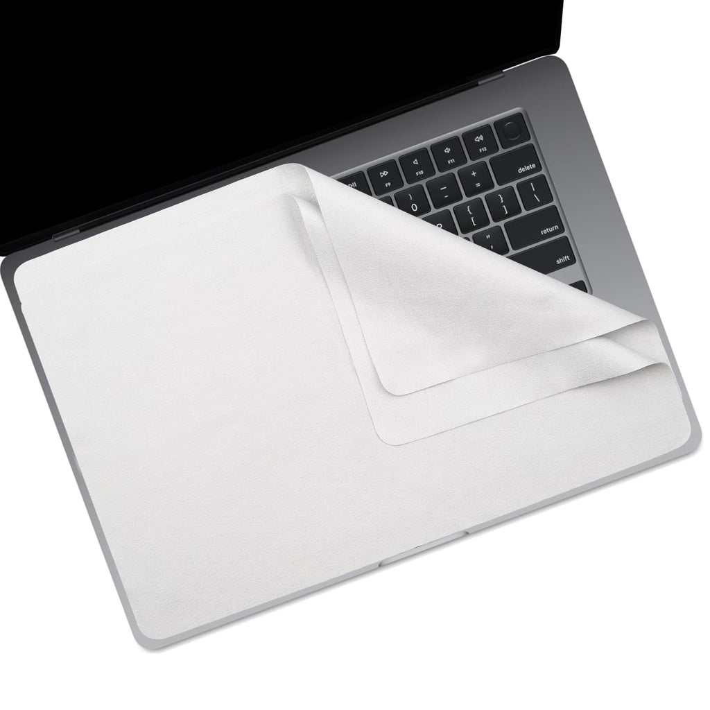 MUBUY-GOL 2 Pack Microfiber Cleaning Cloth Compatible with MacBook Air 15.3 / MacBook Pro 15 / MacBook Pro 16 inch laptop Microfiber Cloth and Cleaning Cloth for MacBook Air/Pro 15" and Pro 16"