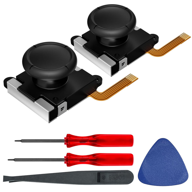 TMR Hall Joystick for Nintendo Switch/OLED/Lite Joy-Con, Zero Drift Hall Effect Joystick Replacement for Switch Controller, Thumbsticks with Tools Kit (1 Pair)
