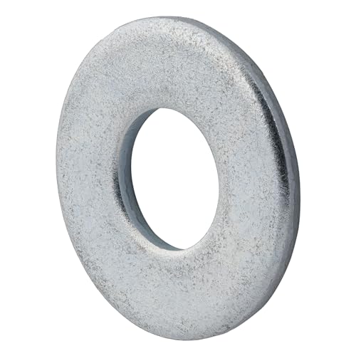 1/2 USS Thick Flat Washer (100 Pack) 1/2" x 1-3/8" Zinc Plated Steel, Meets ASME B18.21.1 Industrial/Commercial Grade by Makers Bolt 1/2" (100 pack)