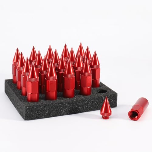 20PCS M12x1.25 Spikes Wheel Lug Nuts