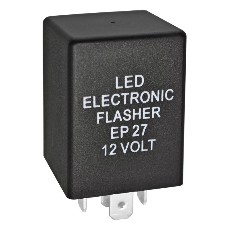 5-Pin EP27 FL27 Electronic LED Flasher Relay for Fixing Hyper Flash Issue in LED Turn Signal Bulbs