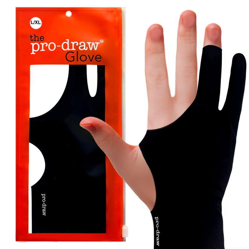 Artist Glove for iPad, Drawing Tablet, Sketching // Two & Three Finger Tap // Right or Left Hand Small/Medium