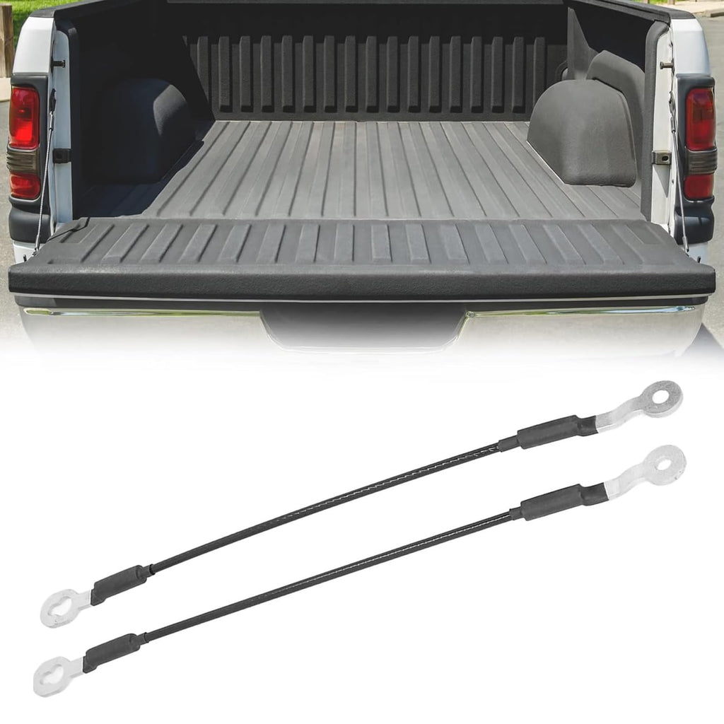 Truck Tailgate Cables Strap Replacement for Chevy S10 1994-1998 2000-2004 Pickup Lift Gate Support Cables Straps Rear Tail Gate Cable 38534 15683449