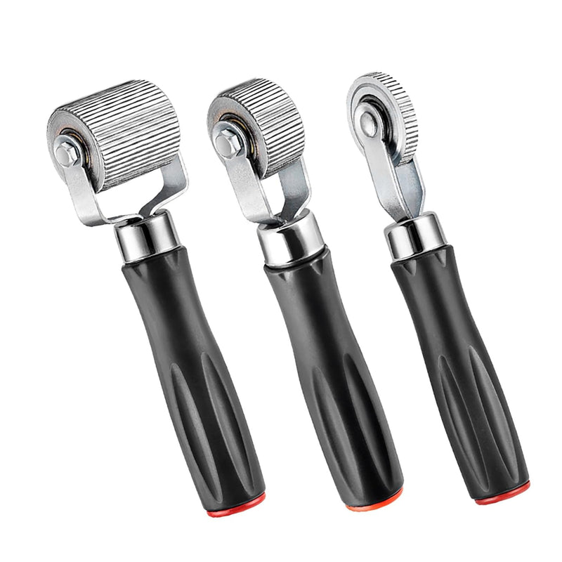 3pcs Car Sound Deadening Roller Car Audio Sound Deadener Application Interior Accessories Metal Installation Tool Seam Roller