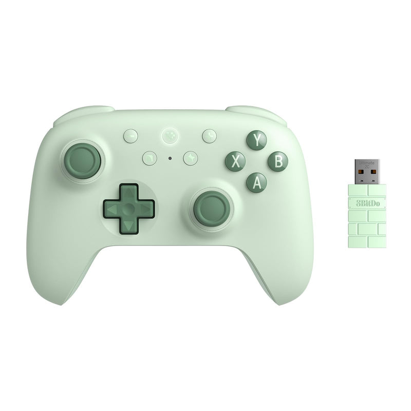 8Bitdo Ultimate 2C Wireless Controller for Windows PC and Android, with 1000 Hz Polling Rate, Hall Effect Joysticks and Triggers, and Remappable L4/R4 Bumpers (Green) Green