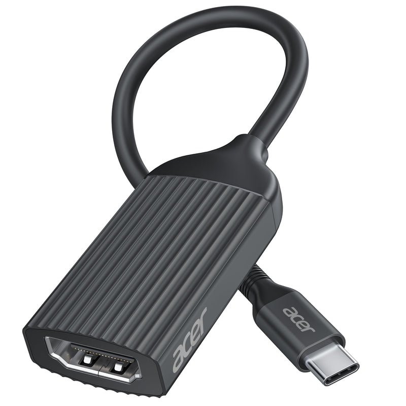 acer USB-C to HDMI Adapter 4K@60Hz, Thunderbolt 3/4 to HDMI Adapter, Type C HDMI Converter, Compatible with MacBook Pro/Air, iPhone 16 15 Pro/Max, iPad Pro/Air, Surface, Dell XPS, Chromebook, Black 1