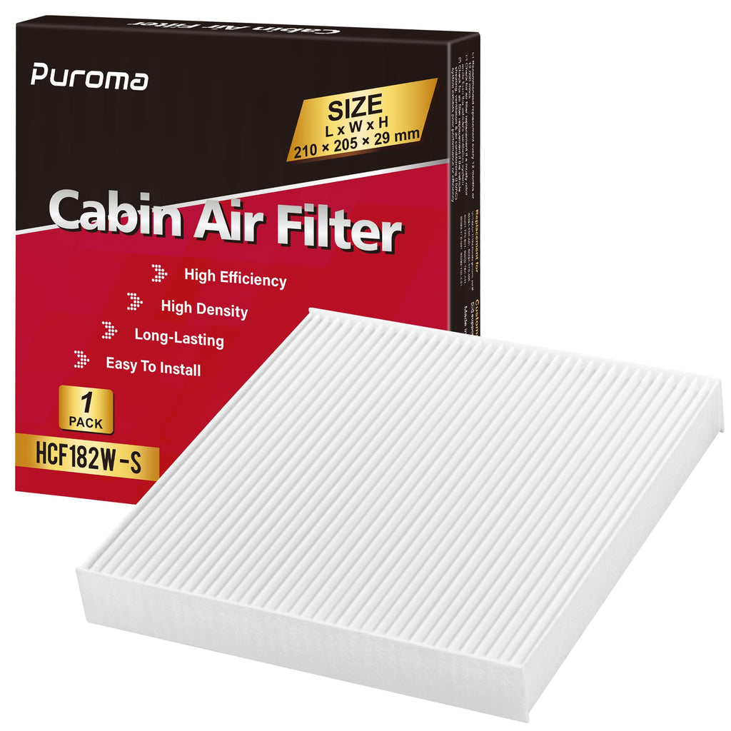 Puroma Cabin Air Filter Replacement for CP182, CF11182, Honda Civic, Clarity, CR-V, CR-Z, HR-V, Fit, Insight, Odyssey, Acura MDX, RDX, TLX, INTEGRA 1