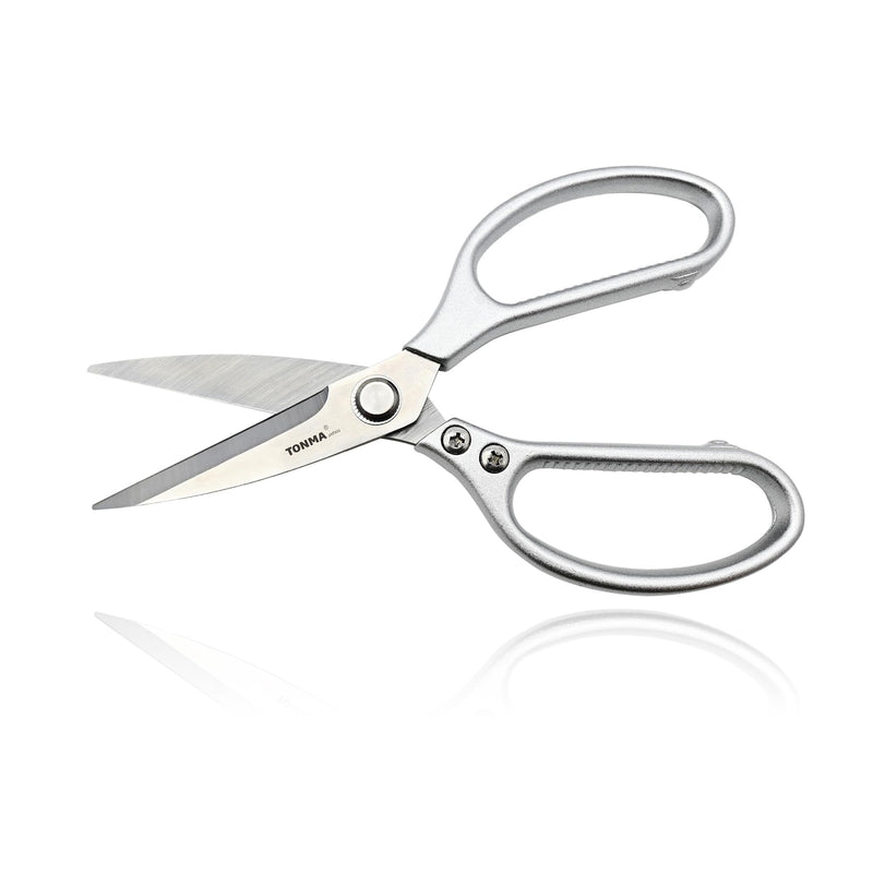 TONMA Kitchen Scissors All Purpose [Made in Japan] Effortless Cutting, Quality Japanese Ergonomic Handle Heavy Duty Poultry Shears for Herbs, Chicken, Food