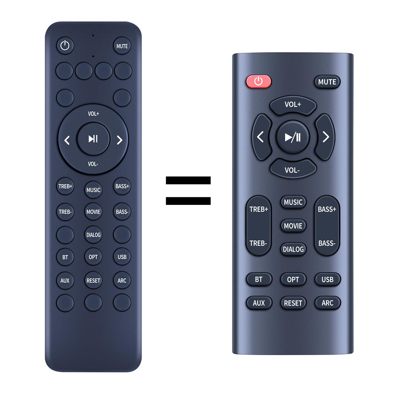 Replacement Remote Control Compatible for Littoak Subwoofer 2.1 Soundbar SE04D, for BESTISAN Sound bar SE05 SE07 SE05C SE05P, for iFanze Qunler Sound Bar