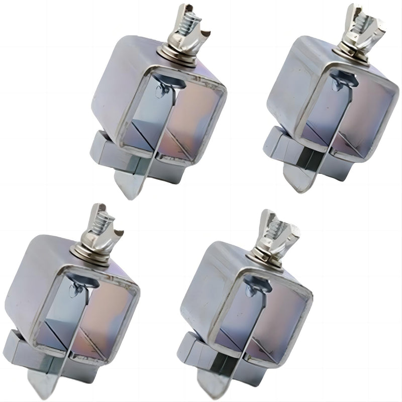 4Pcs Butt Welding Clamps, panel clamps, 1 inch x 1 inch x 2 inch for Edge to Edge Welding clamp