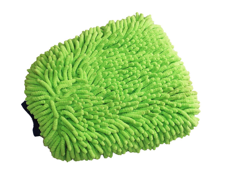 HI-TECH Microfiber Chenille Wash Mitt Scratch Free Ultra Plush Auto Detailing Car Wash Mitt