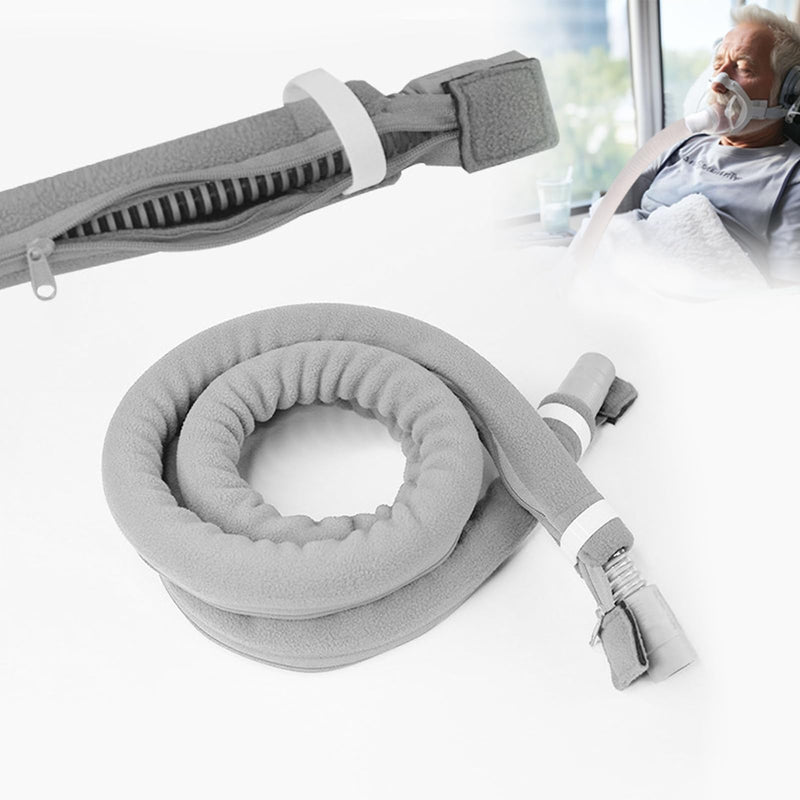 CPAP Hose Cover CPAP Mask Tube Protector Soft Fleece Hose Insulator with Zip 6 ft Universal Heat Insulation Sleeve for Hose Cuff of Spare Parts
