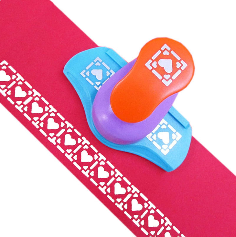 MIAO JIN Love in The Box Craft Punch Hemming and Border Punch Set - Edge and Fancy Punch - DIY Art, Scrapbooks, Gift & Wedding Cards 1PCS