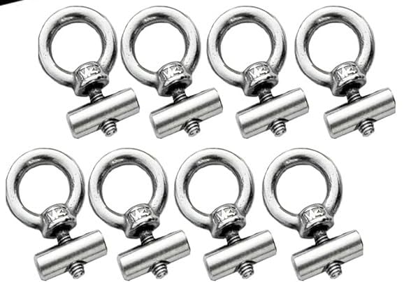 Zekrom Awning Rail Stoppers for RV Motorhome Campervan Camping Tent (8 Pcs 6mm)