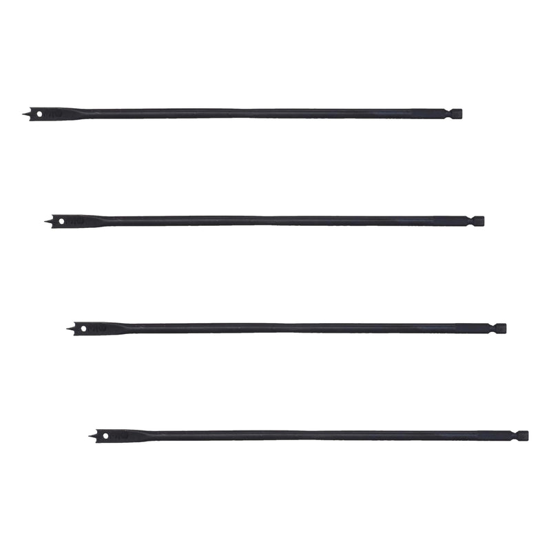 Century Drill & Tool 36824 Lazer Spade Bit, 3/8" by 12" (Pack of 4) 3/8" X 12" (Pack of 4)