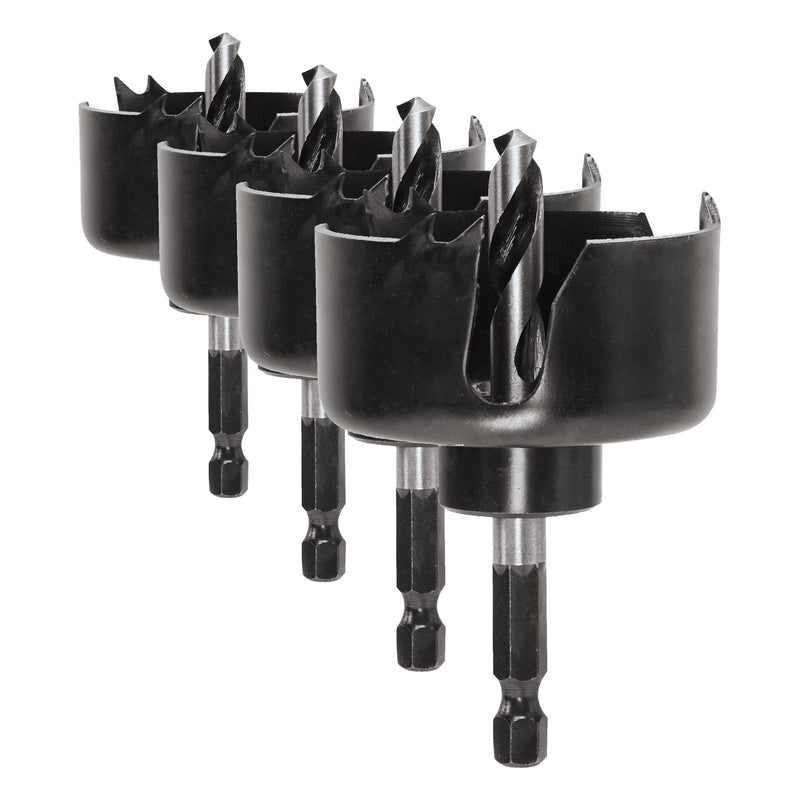 BOSCH HCS200 2 in. Edge Wood Hole Saw with Arbor (Pack of 4) 2" Hole Saw (Pack of 4)