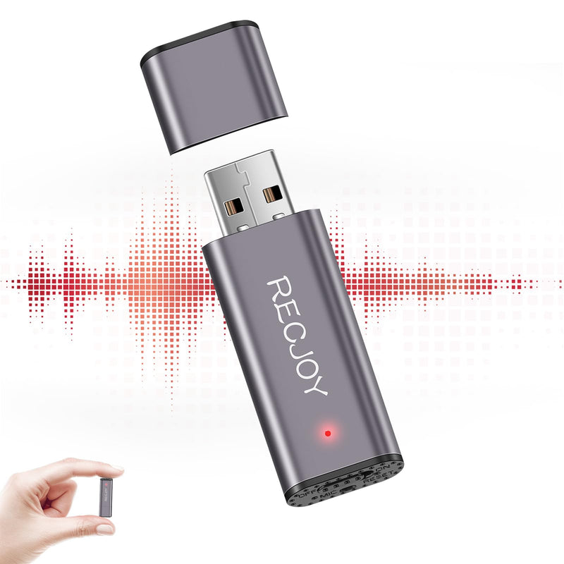 64GB Digital Voice Recorder USB Recording Device with 750Hrs Storage Capacity Voice Activated Recorder,Audio Recorder for Lectures Interview,Noise Reduction Rechargeable UL101