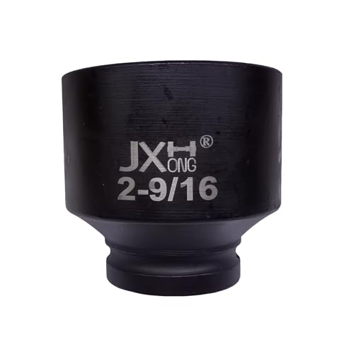 3/4" Drive 2-9/16" Impact Socket, 6-Point, Heat Treated Cr-V Alloy Steel