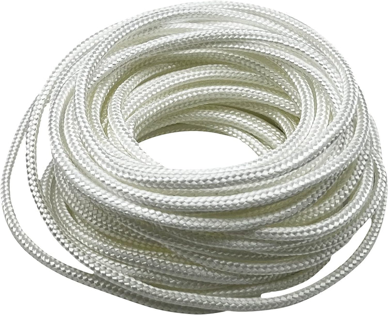 10 Meters 6.0mm Pull Starter Gas Engine White Pull Rope for Gas Engine Starter Rope Hardware Parts 1 Pcs